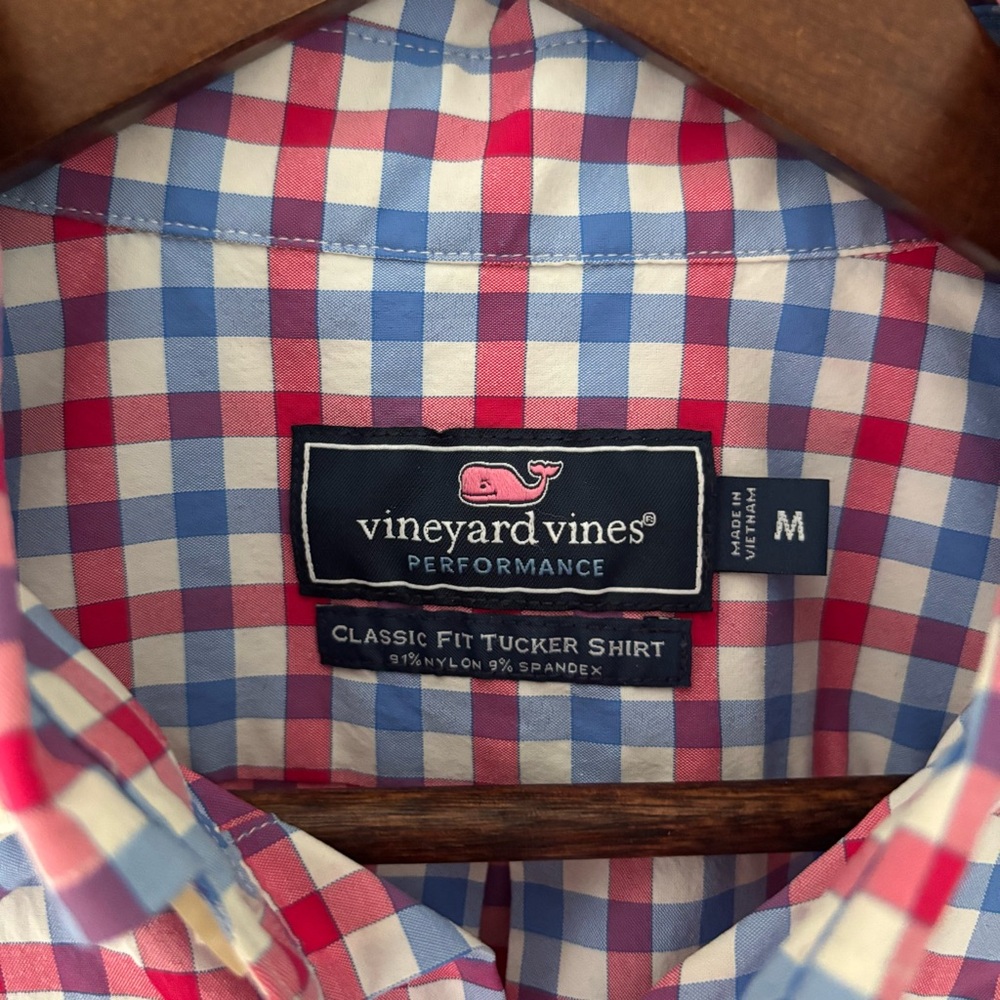 Vineyard Vines Performance Gingham Button-Down Sh… - image 5